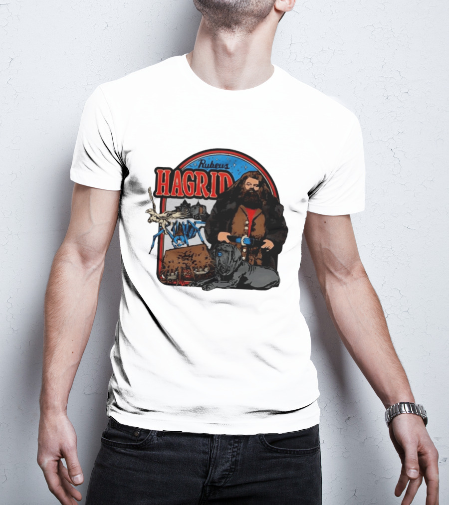 Rubeus Hagrid Aragog Buckbeak Fang Monster Book Of Monsters Hogwarts T-Shirt