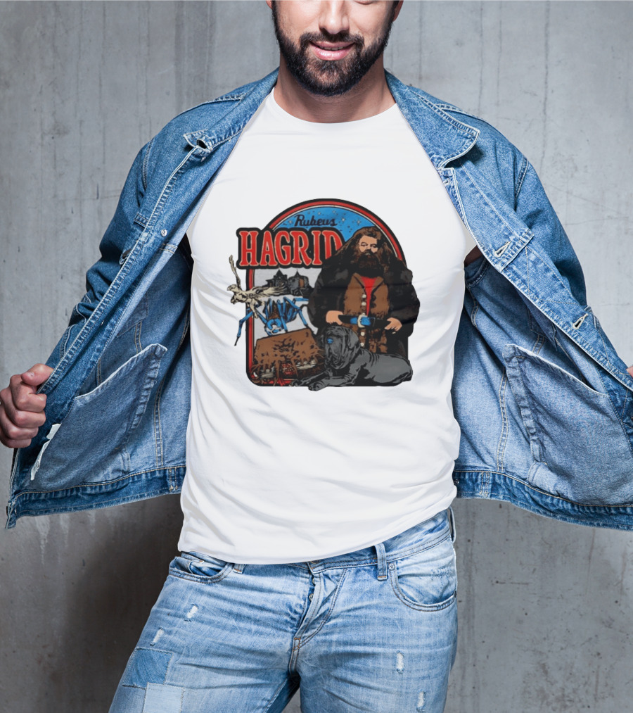 Rubeus Hagrid Aragog Buckbeak Fang Monster Book Of Monsters Hogwarts T-Shirt