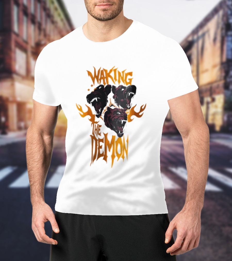Waking The Demon Three Dog Heads T-Shirt