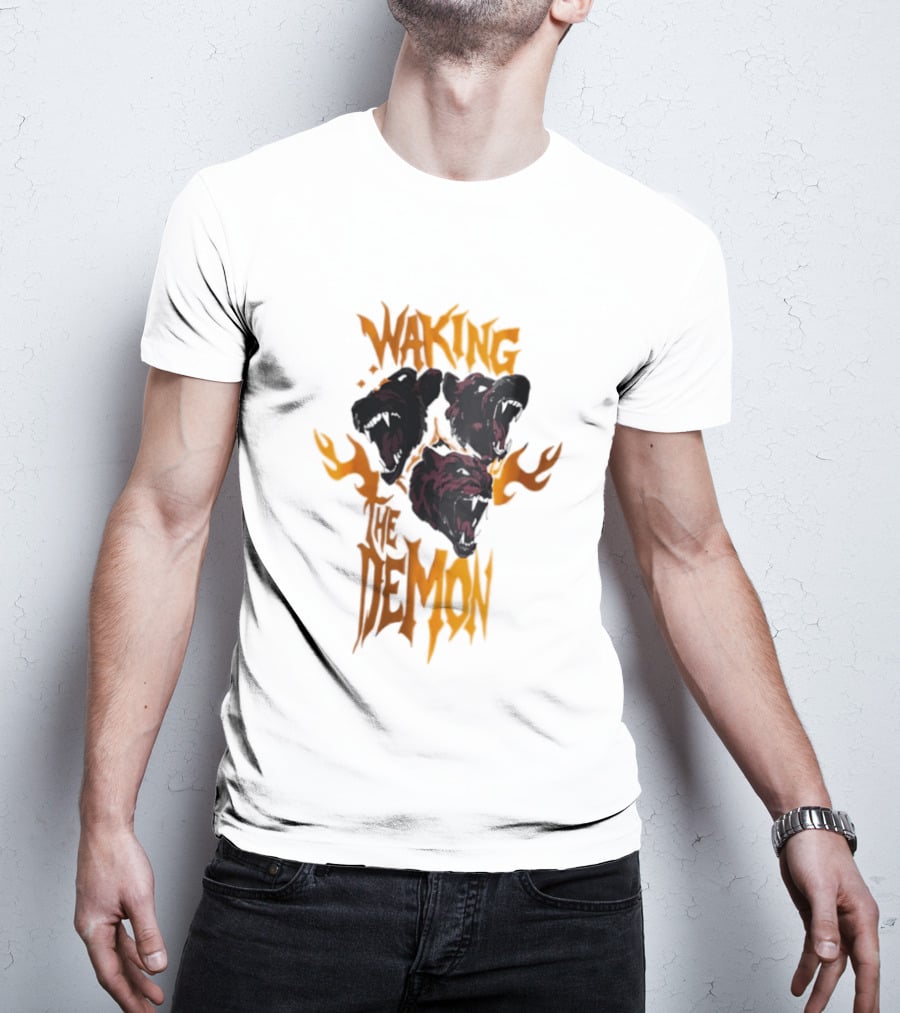 Waking The Demon Three Dog Heads T-Shirt