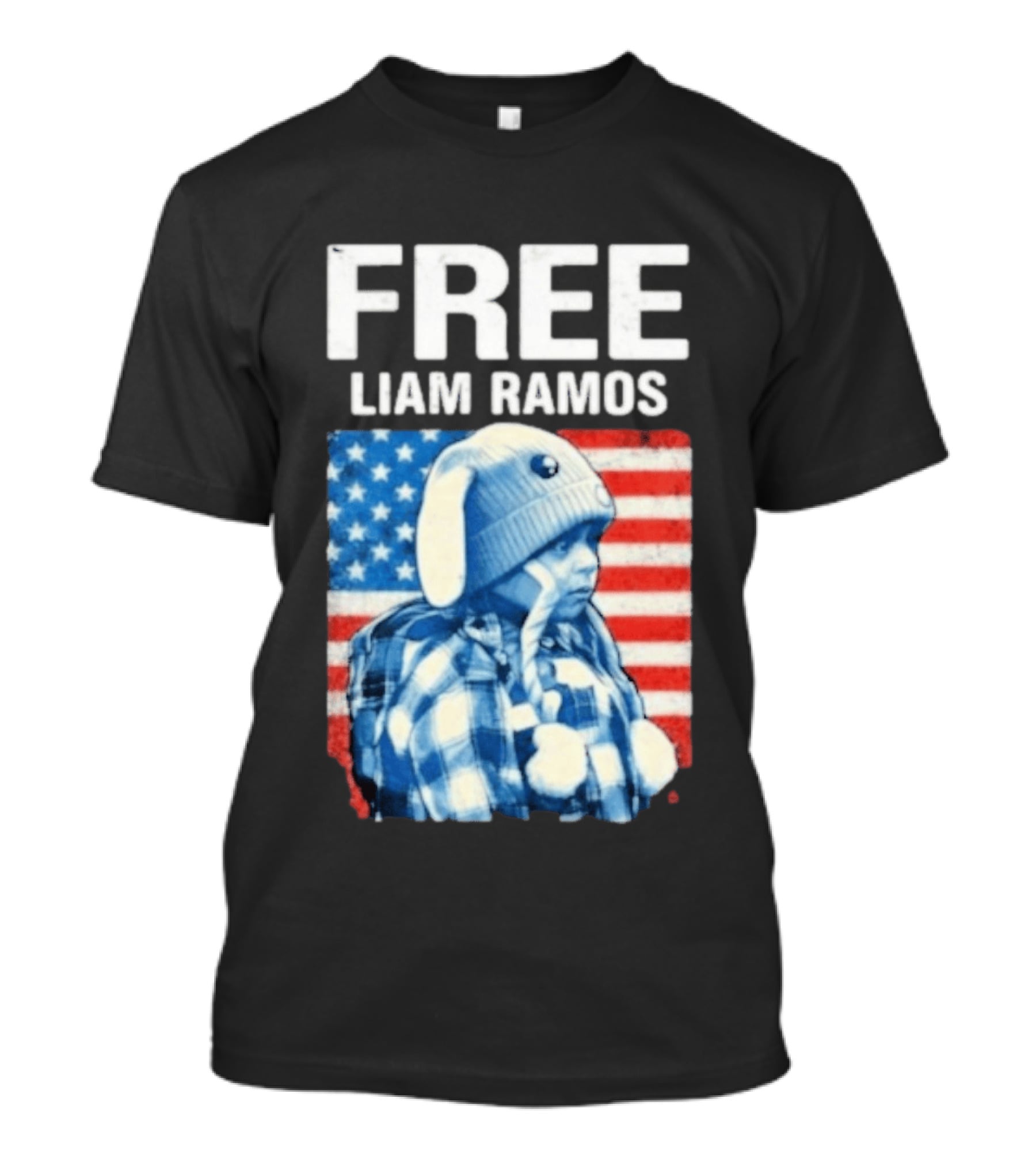 Free Liam Ramos American Flag T-Shirt