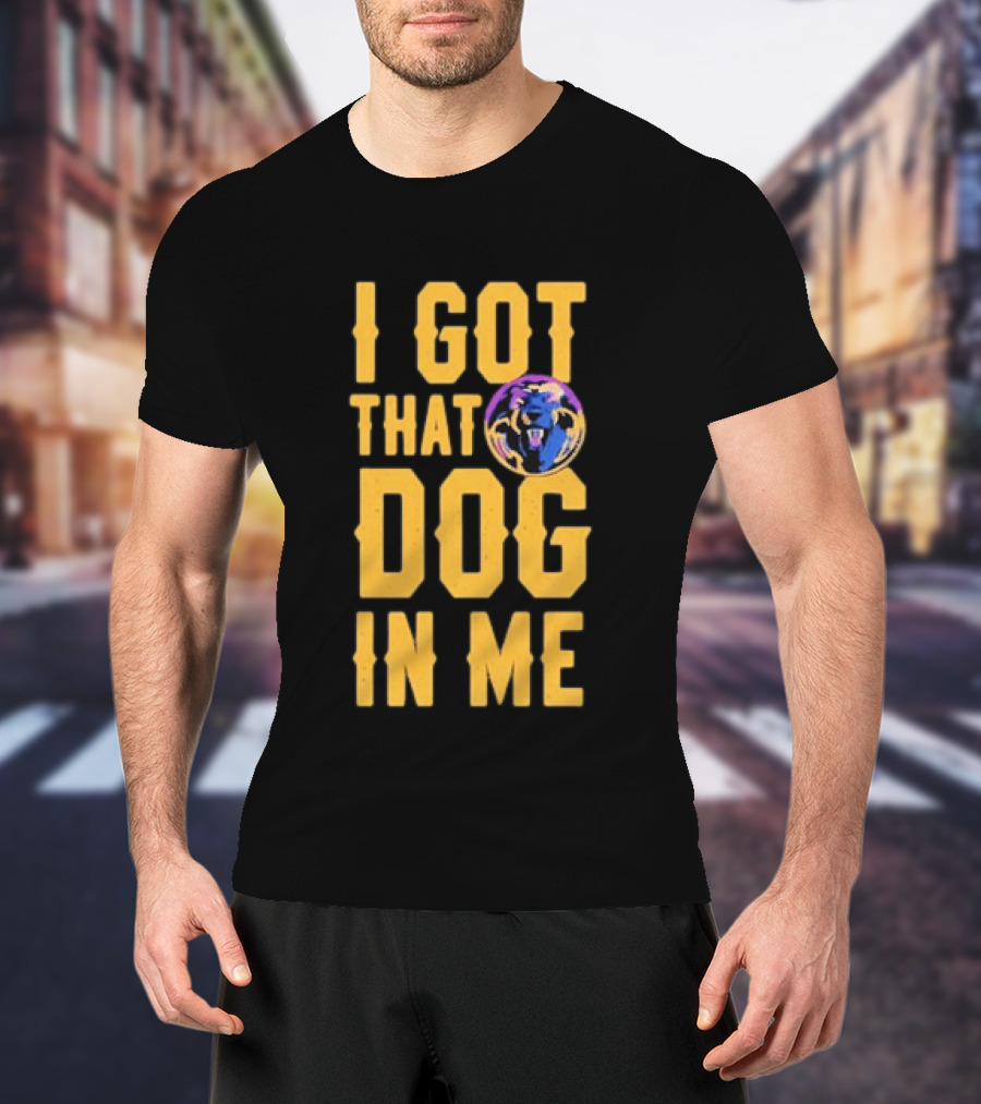 Michigan Dogmen I Got That Dog In Me Bold Team Spirit Rugged T-Shirt
