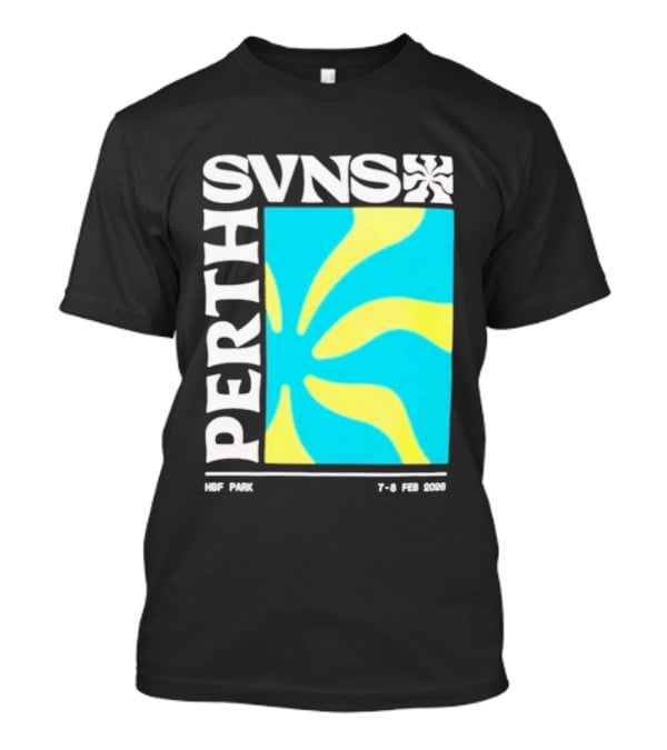 SVNS Perth 2026 Event 7 8 Feb Yellow Blue T-Shirt