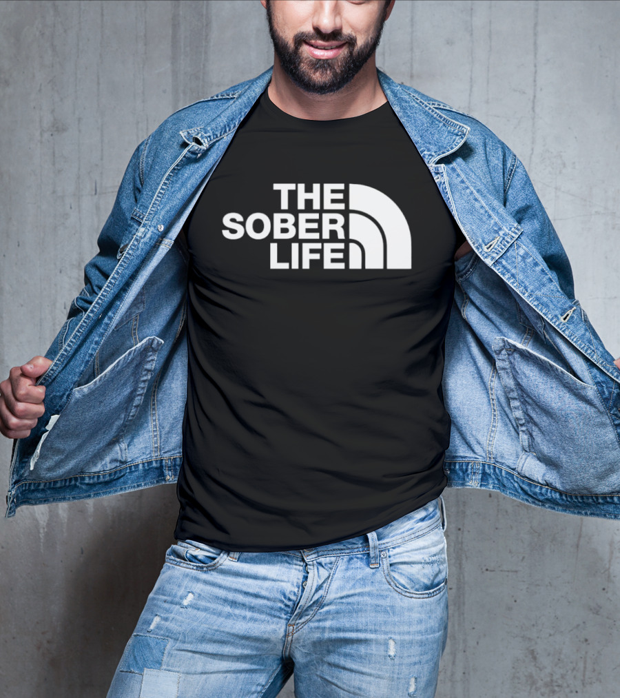The Sober Life Parody The North Face T-Shirt