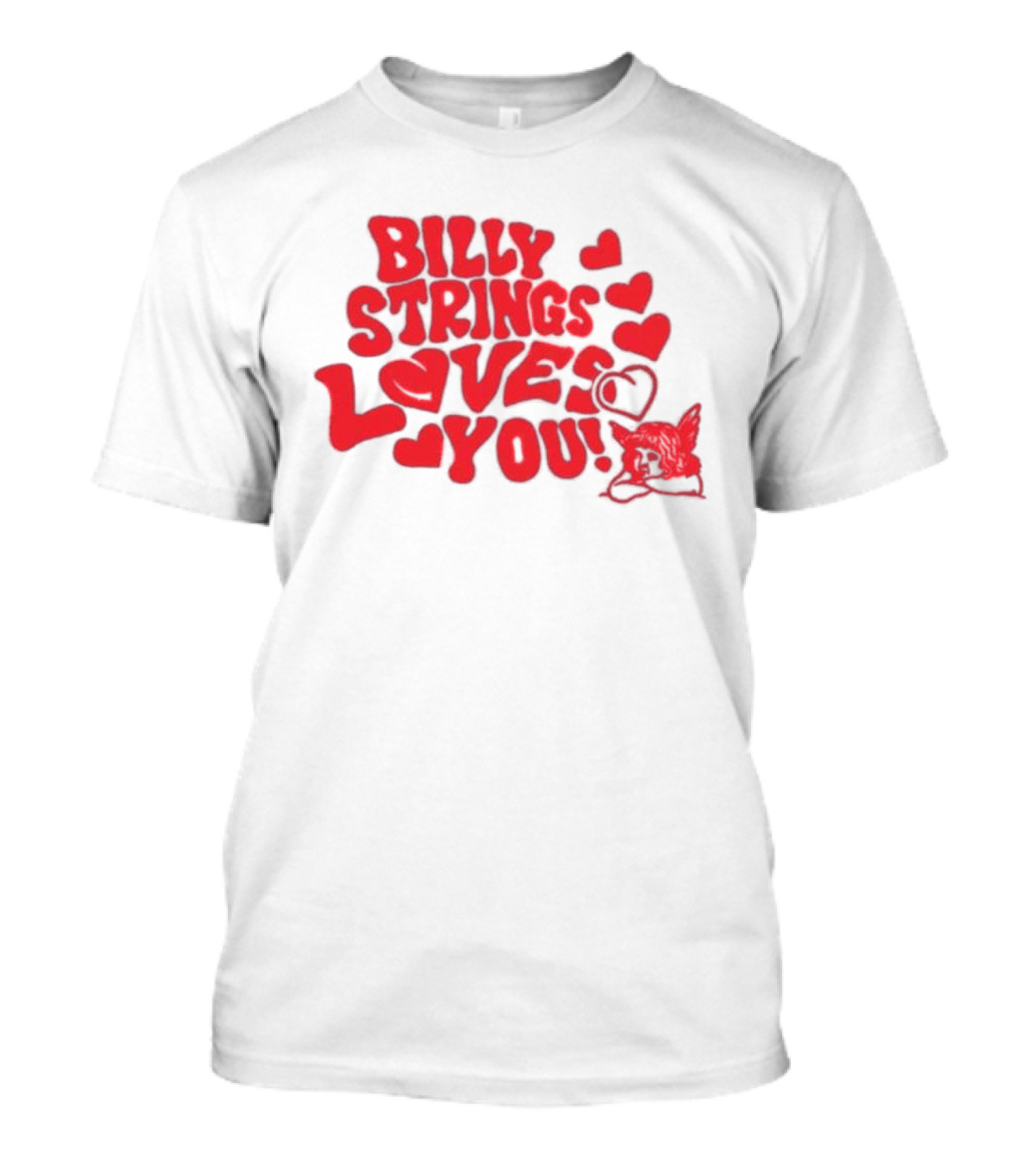 Billy Strings Loves You Valentine's Day Hearts 2026 T-Shirt