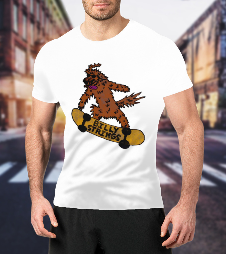 Billy Strings Skateboarding Dog T-Shirt
