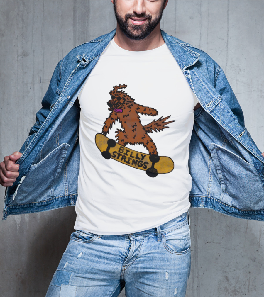 Billy Strings Skateboarding Dog T-Shirt