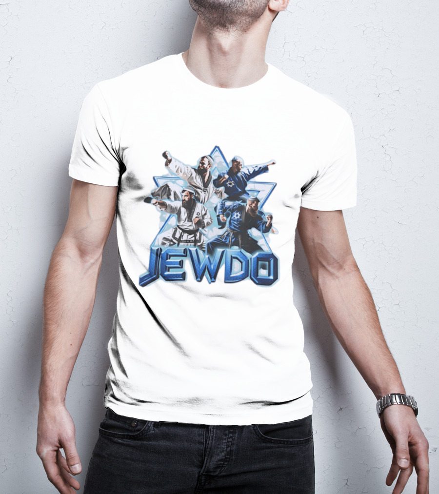 Jewdo Martial Arts Star Of David Karate Fighters T-Shirt
