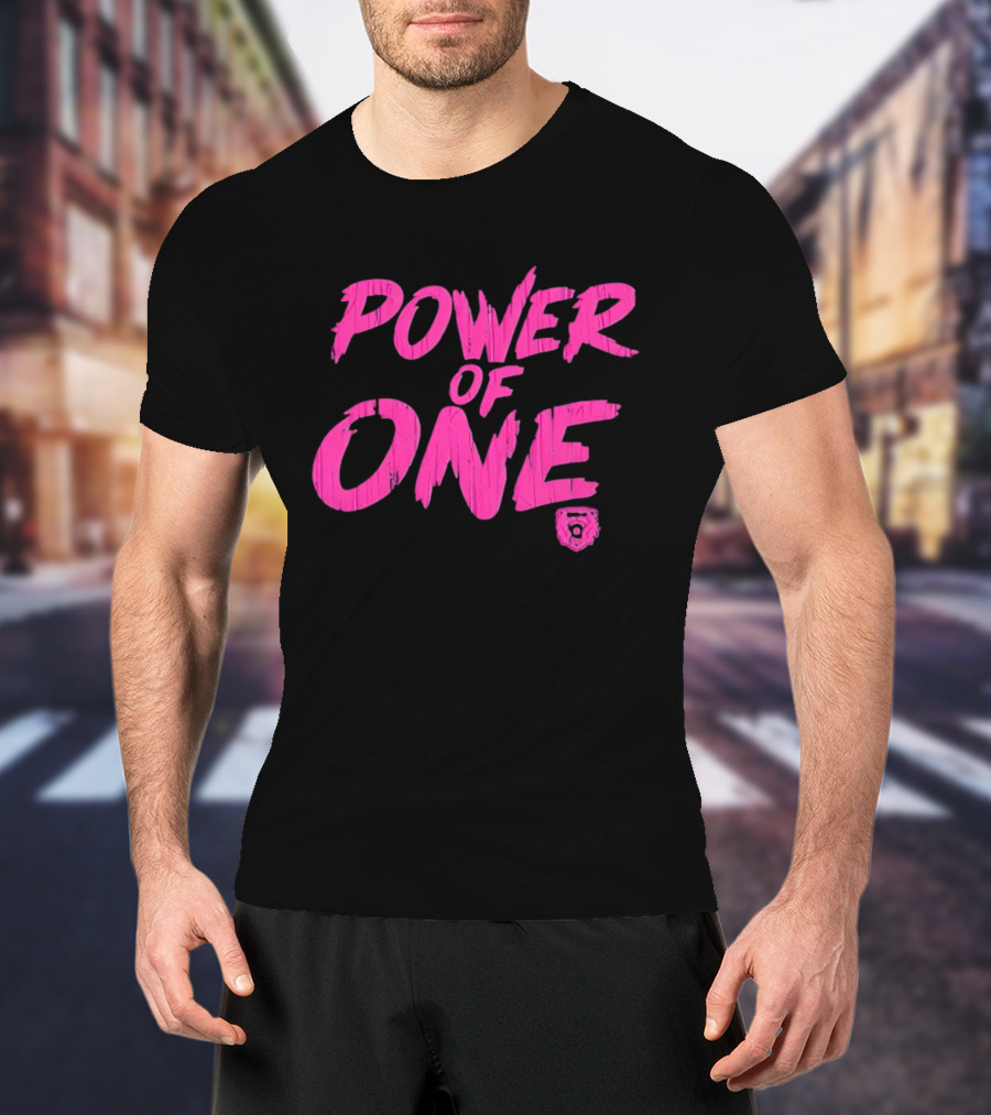 Power Of One Parkside Women's Basketball Pink Bear T-Shirt