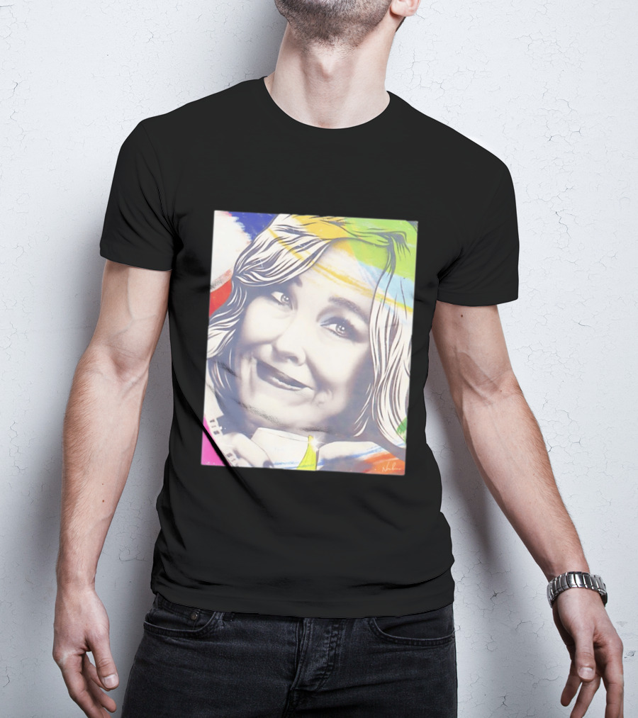 Catherine O'Hara Pop Art Style With Colorful Brushstrokes T-Shirt