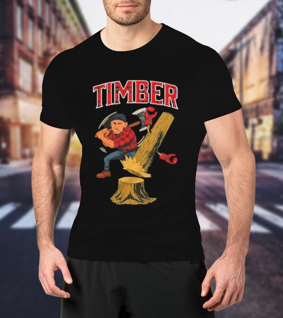 Keith Thurman Timber Lumberjack Axe One Time T-Shirt