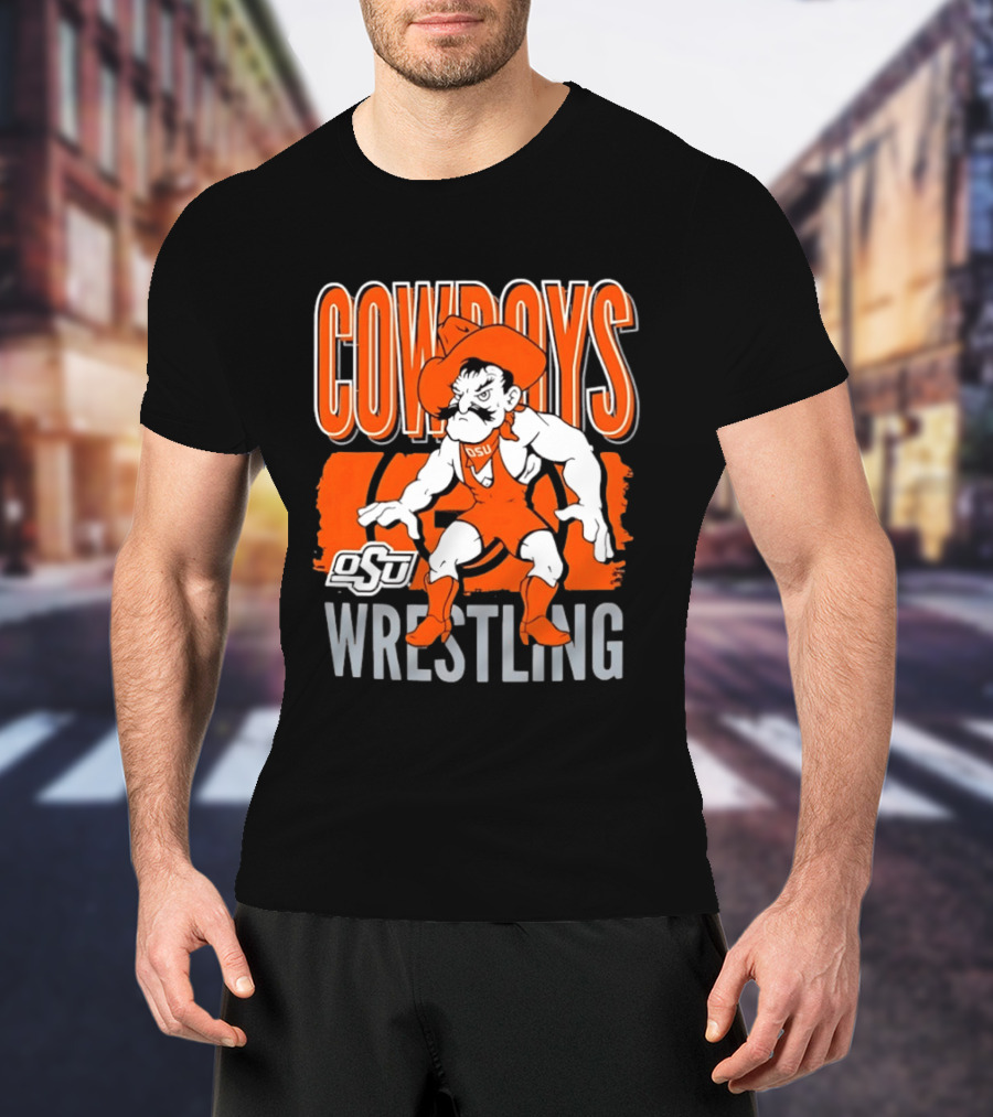 Cowboys OSU Wrestling Oklahoma State T-Shirt