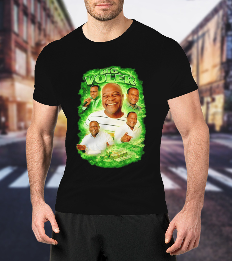 Big Voler Smiling Persona With Money And Singing T-Shirt