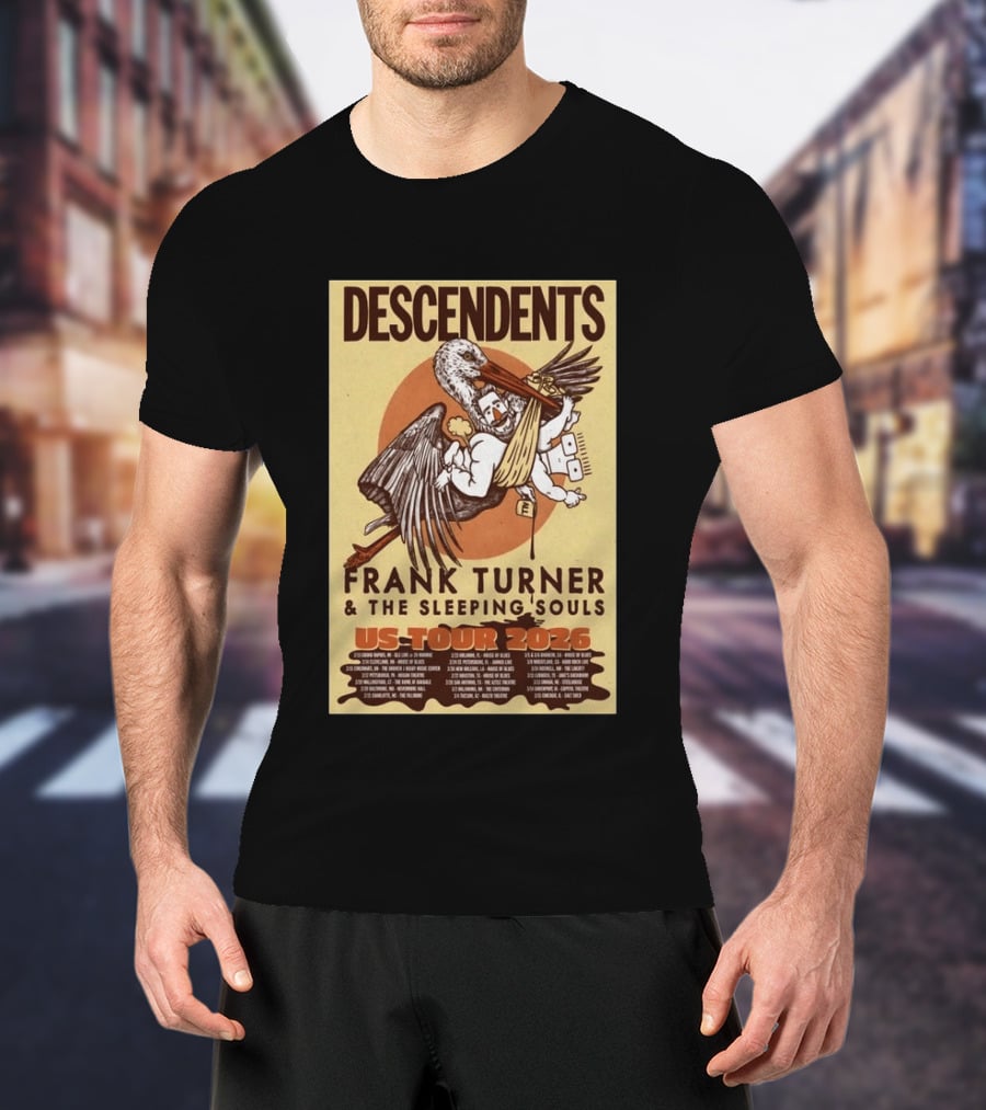 Descendents Frank Turner And The Sleeping Souls US Tour 2026 T-Shirt