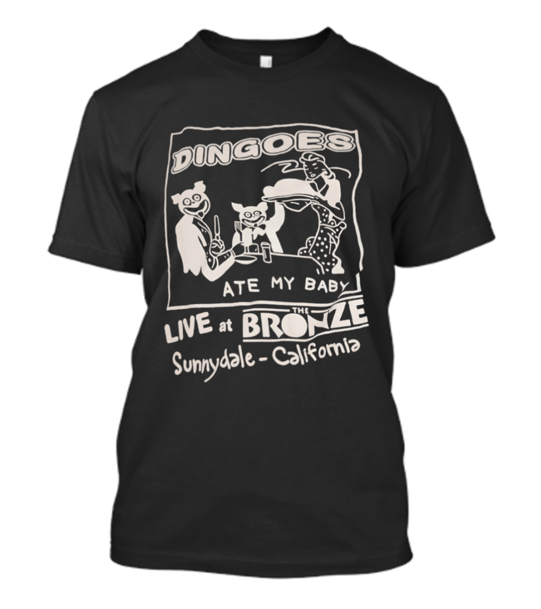 Dingoes Ate My Baby Concert At The Bronze Sunnydale California T-Shirt