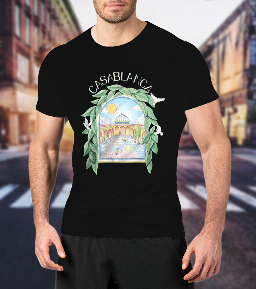 Casablanca L'Arche De Tennis Courtyard T-Shirt