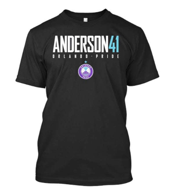 Anderson 41 Orlando Pride Purple Star Circle T-Shirt