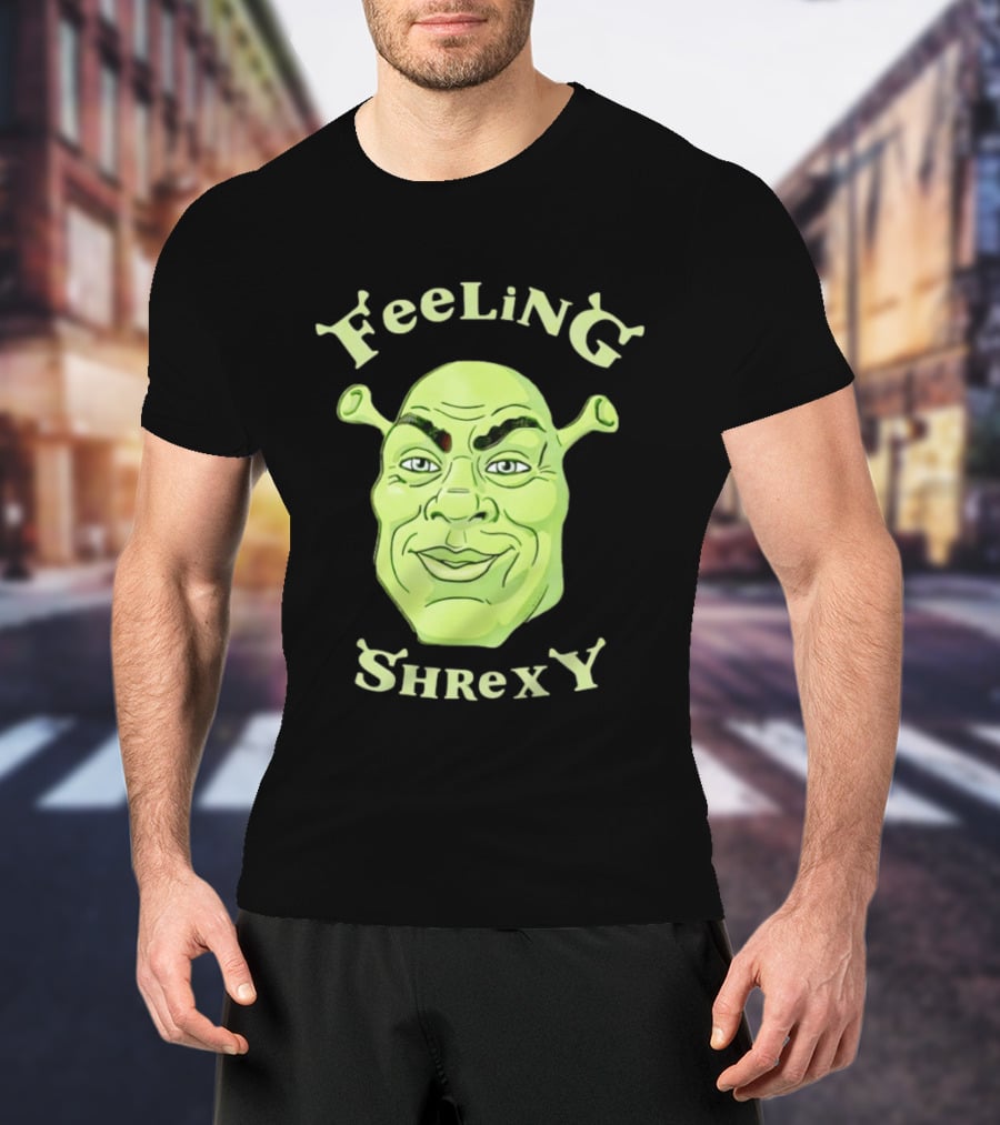 Feeling Shrexy Meme Character Face T-Shirt