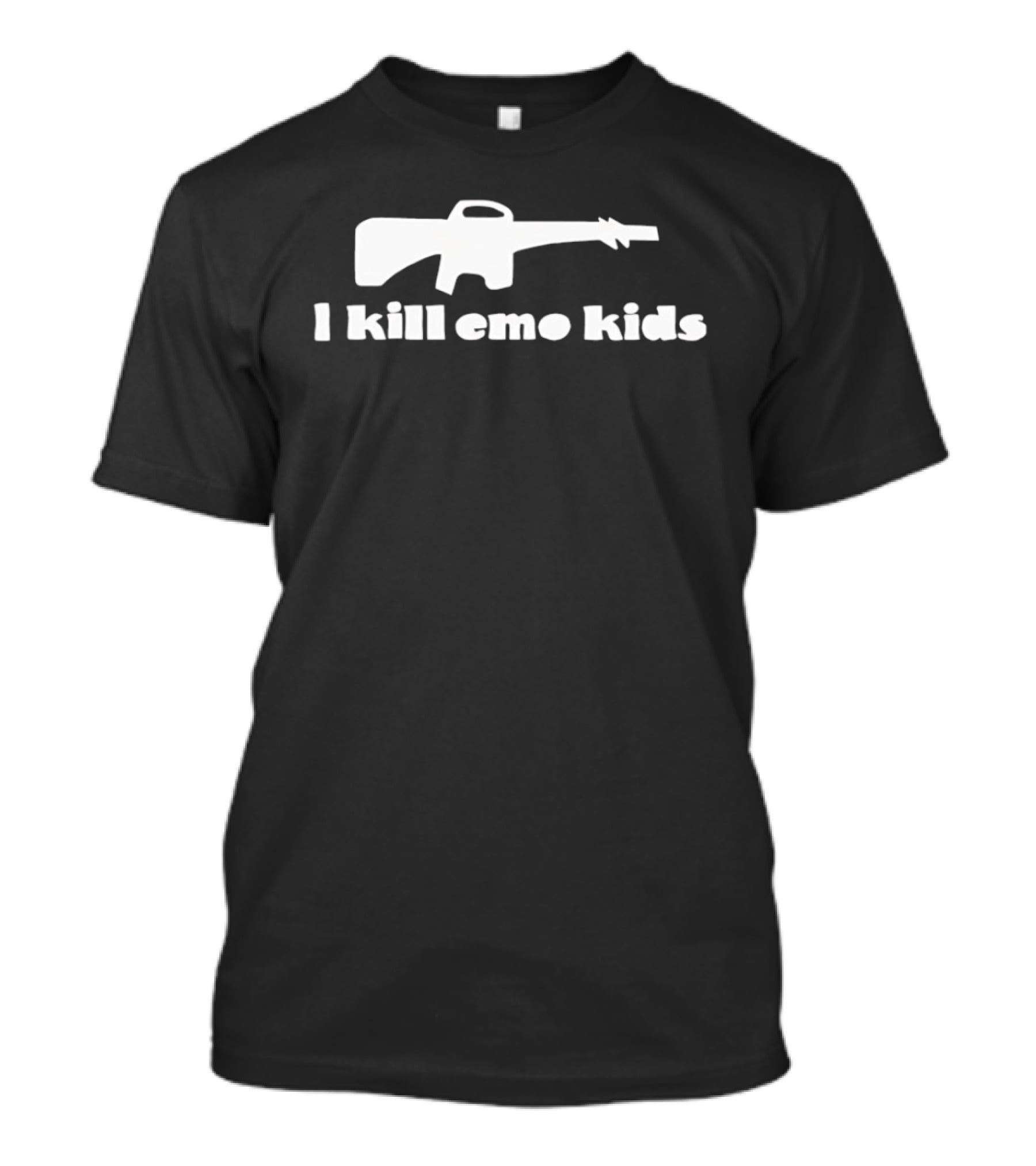 I Kill Emo Kids Gun T-Shirt