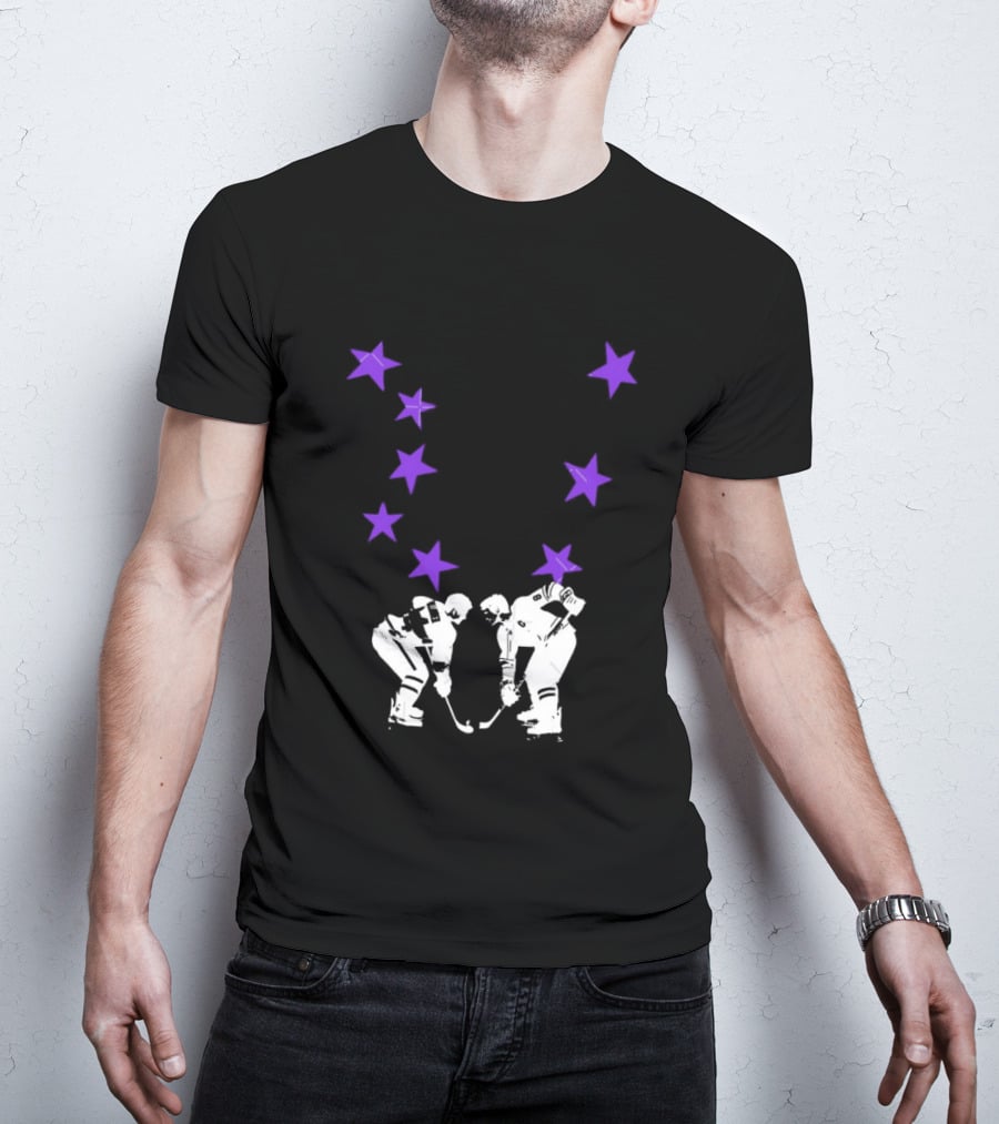 Ilya Rozanov Shane Hollander Rivalry Stars Hockey Romance Players Purple Stars T-Shirt