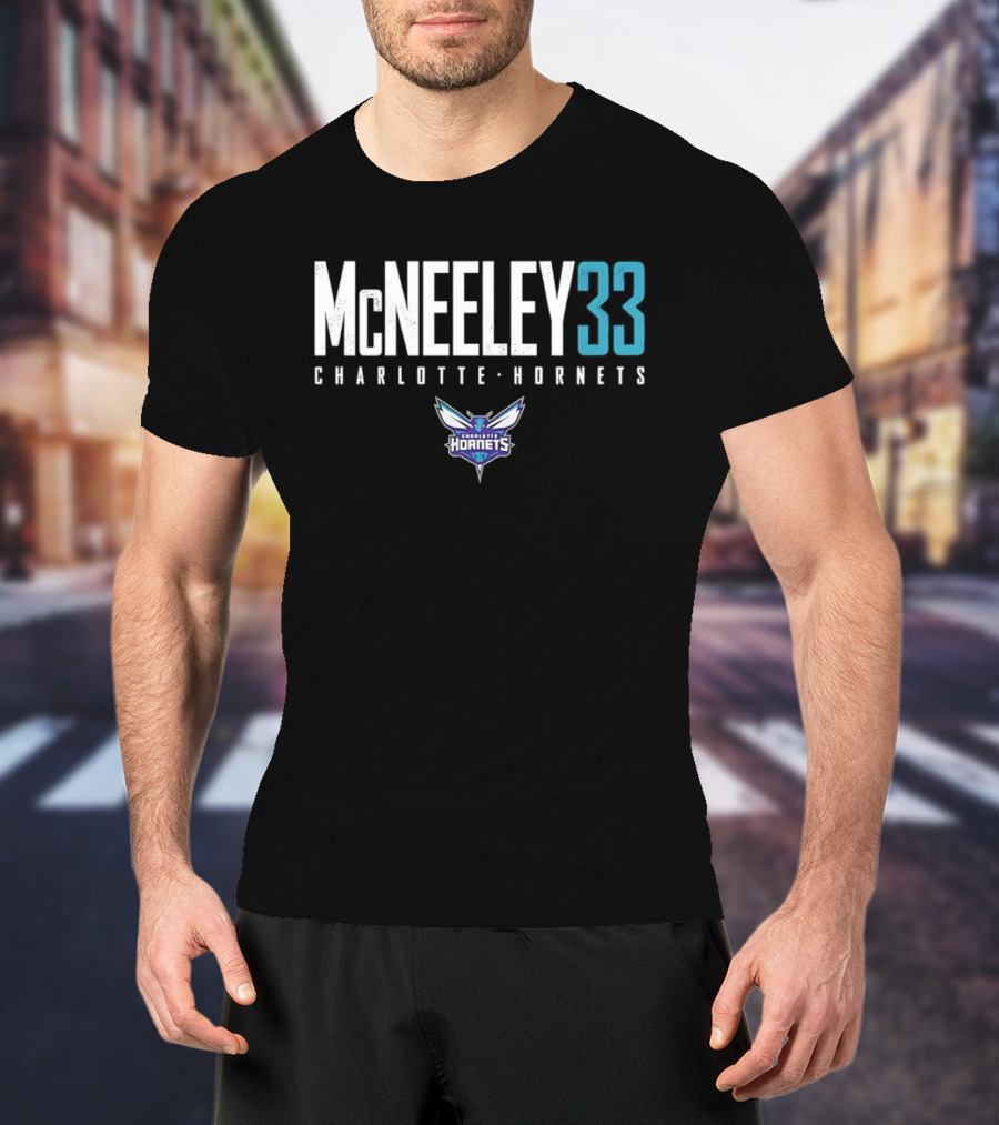 Liam McNeeley 33 Charlotte Hornets Basketball McNeeley 33 T-Shirt