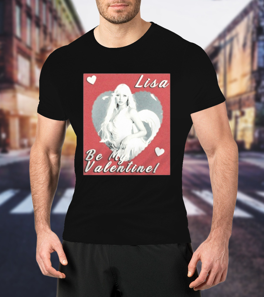 Lisa Be My Valentine Heart T-Shirt