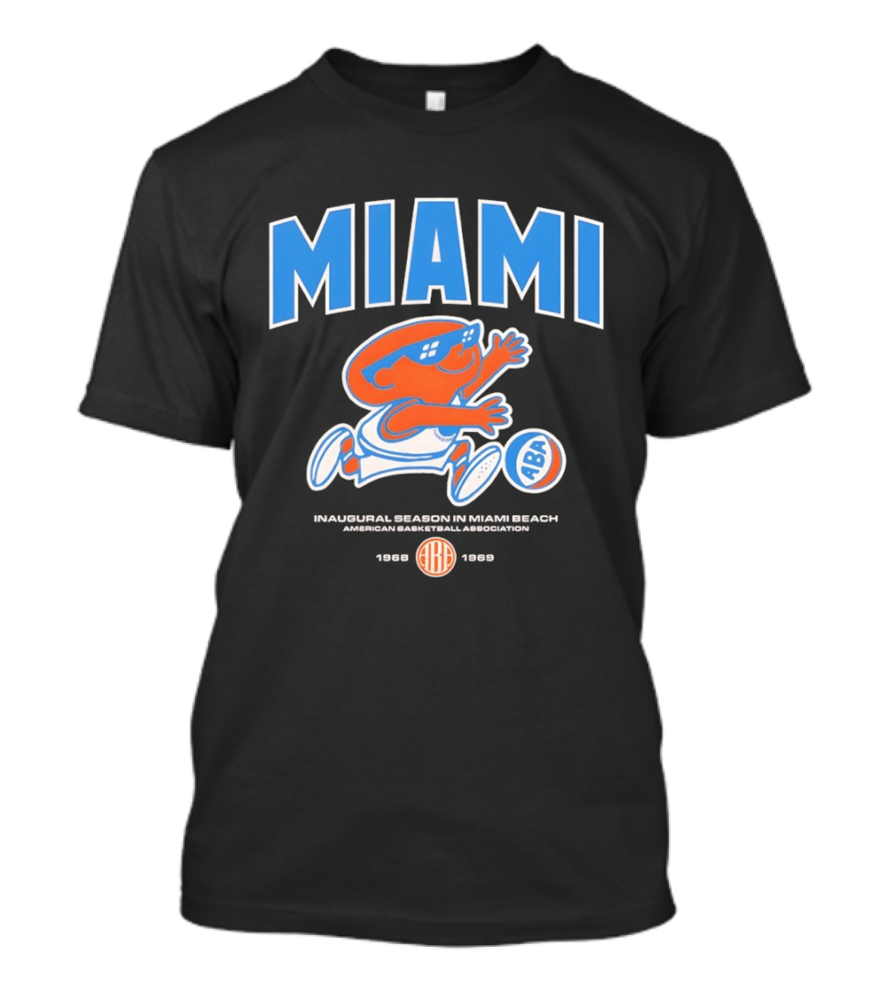 Miami Floridians Basketball ABA 1969 1970 Season Miami Beach T-Shirt