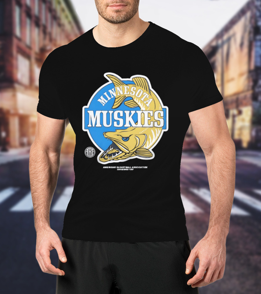 Minnesota Muskies ABA 1967 Vintage Team T-Shirt