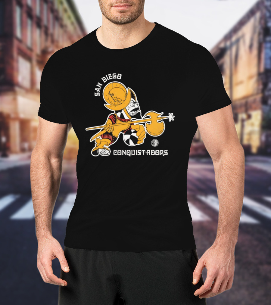 San Diego Conquistadors ABA Retro Basketball Team T-Shirt