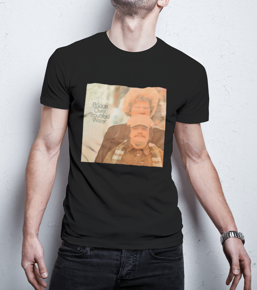 Simon And Garfunkel Bridge Over Troubled Water Album Cover T-Shirt