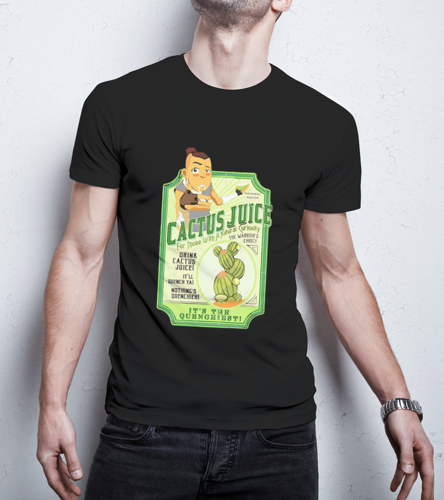 Sokka Cactus Juice It's The Quenchiest The Warrior's Choice Avatar T-Shirt
