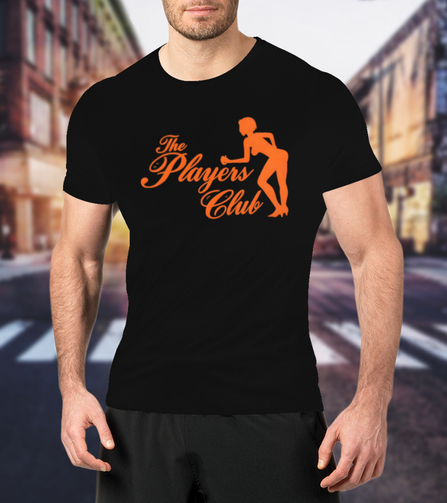 The Players Club Silhouette Retro Script T-Shirt