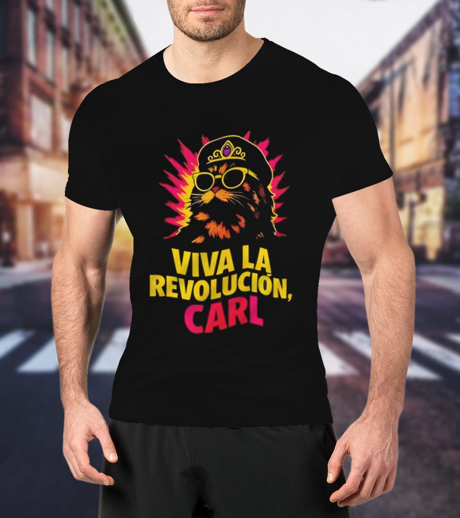 Viva La Revolucion Carl Dungeon Crawler Carl Cat Revolution T-Shirt