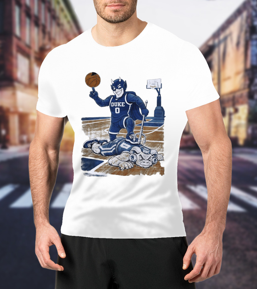 Duke Blue Devils Victory Over UNC Tar Heels Basketball Rivalry T-Shirt