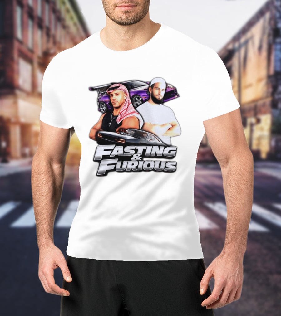 Fasting & Furious Vin Diesel Paul Walker Dubai Cars T-Shirt