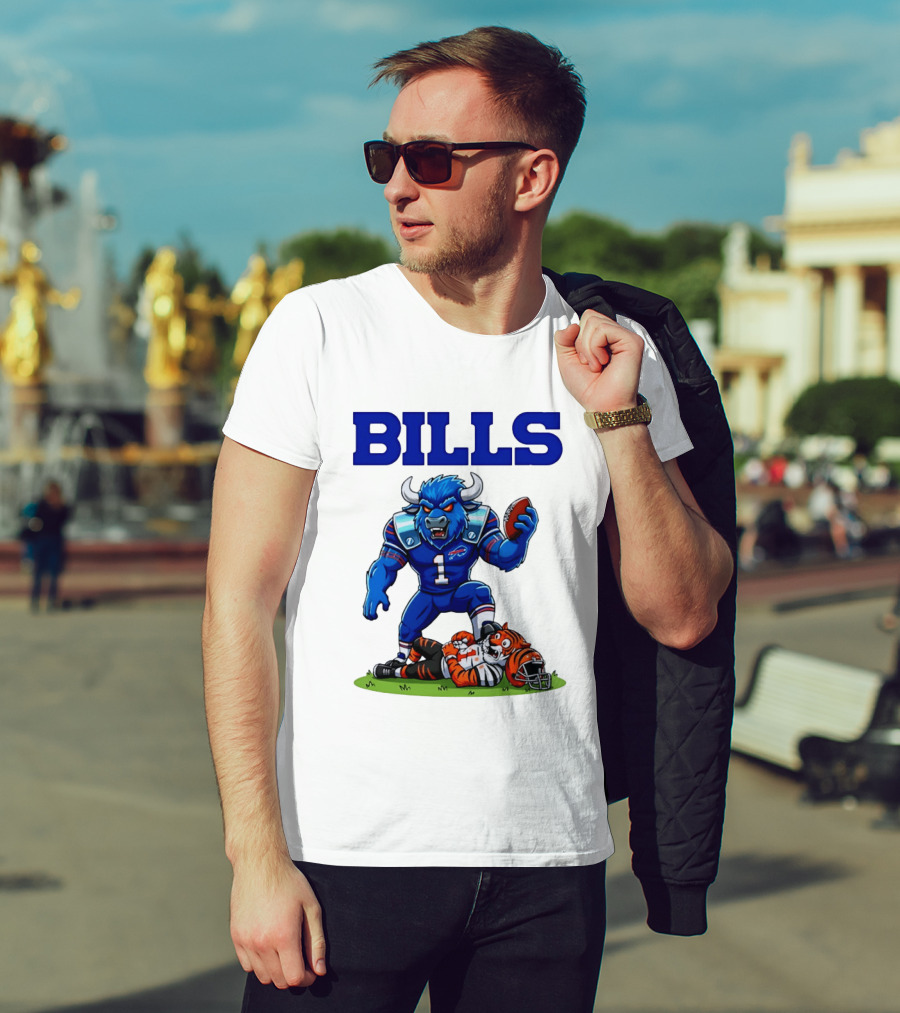 Buffalo Bills Dominating Victory Over Cincinnati Bengals Football Rivalry T-Shirt