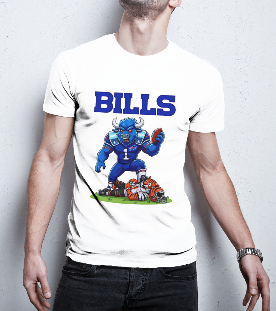Buffalo Bills Dominating Victory Over Cincinnati Bengals Football Rivalry T-Shirt
