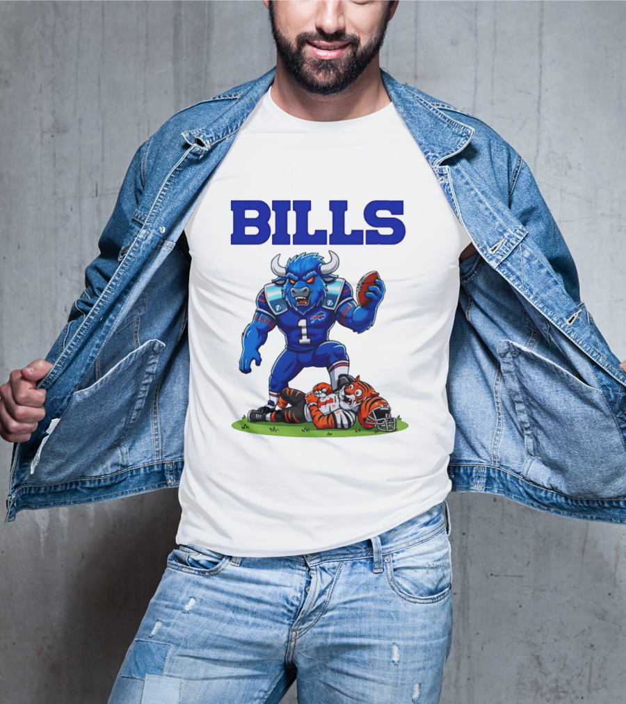 Buffalo Bills Dominating Victory Over Cincinnati Bengals Football Rivalry T-Shirt