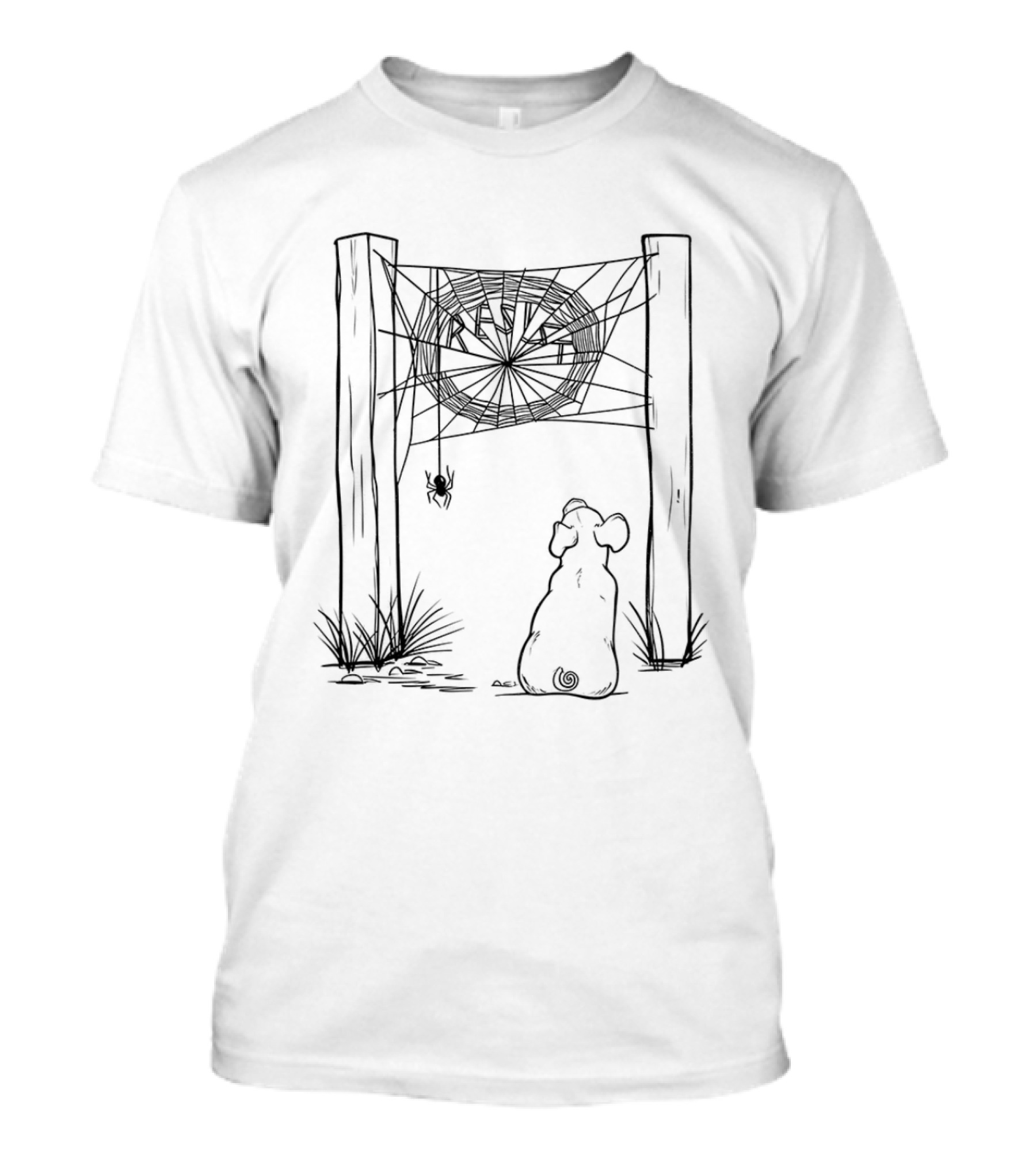 Charlotte Says RESIST With Spider Web And Pig T-Shirt