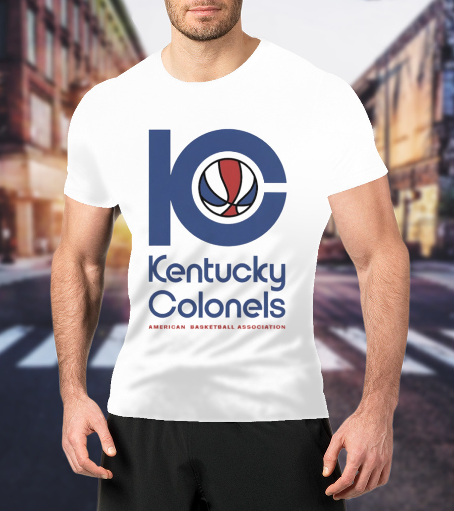 Kentucky Colonels 10 Colonel Army American Basketball Association Fan Collection T-Shirt