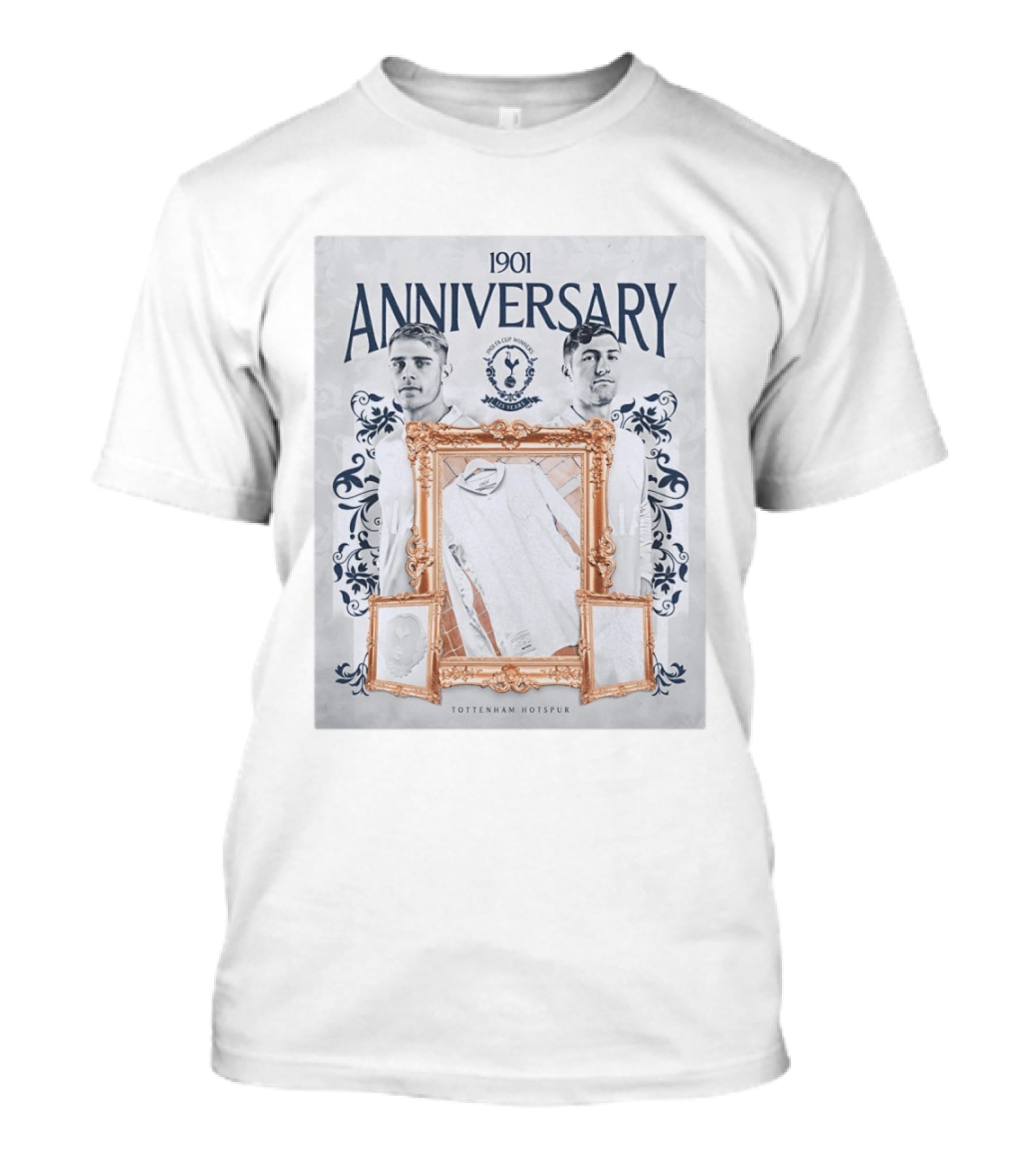 1901 Tottenham Hotspur FA Cup Winners Anniversary T-Shirt