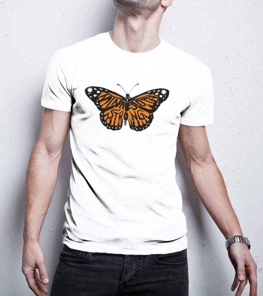Minnesota Strong Monarch Butterfly Pride T-Shirt