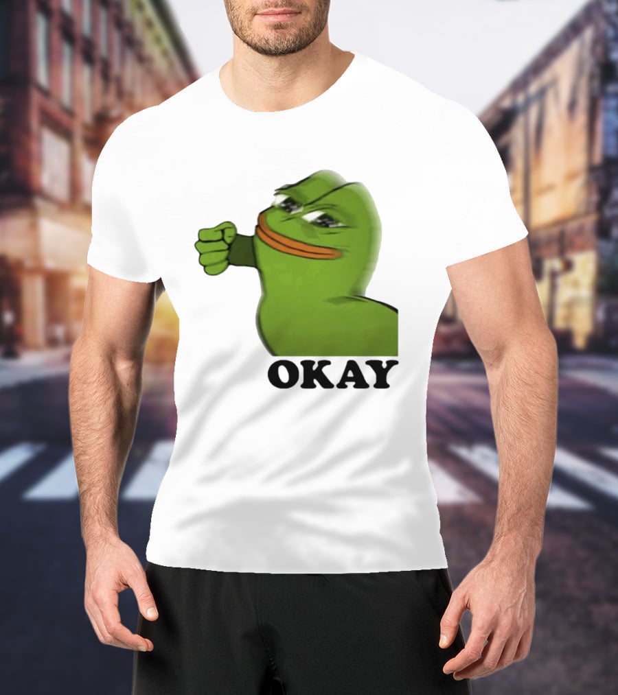 Okay Pepe Frog Punching Nazis Kid T-Shirt