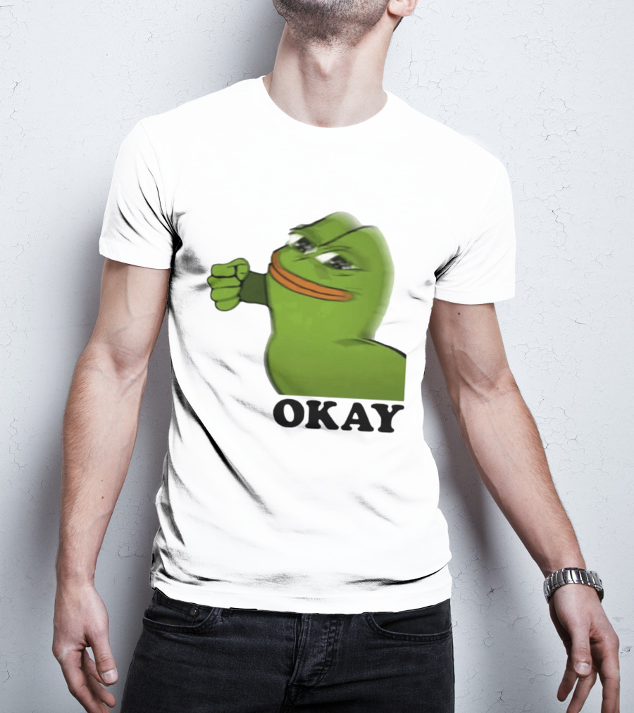 Okay Pepe Frog Punching Nazis Kid T-Shirt