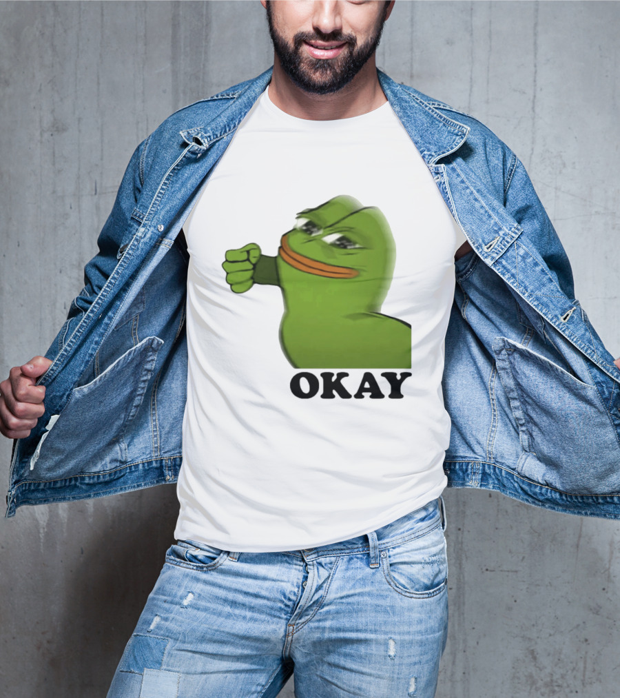 Okay Pepe Frog Punching Nazis Kid T-Shirt