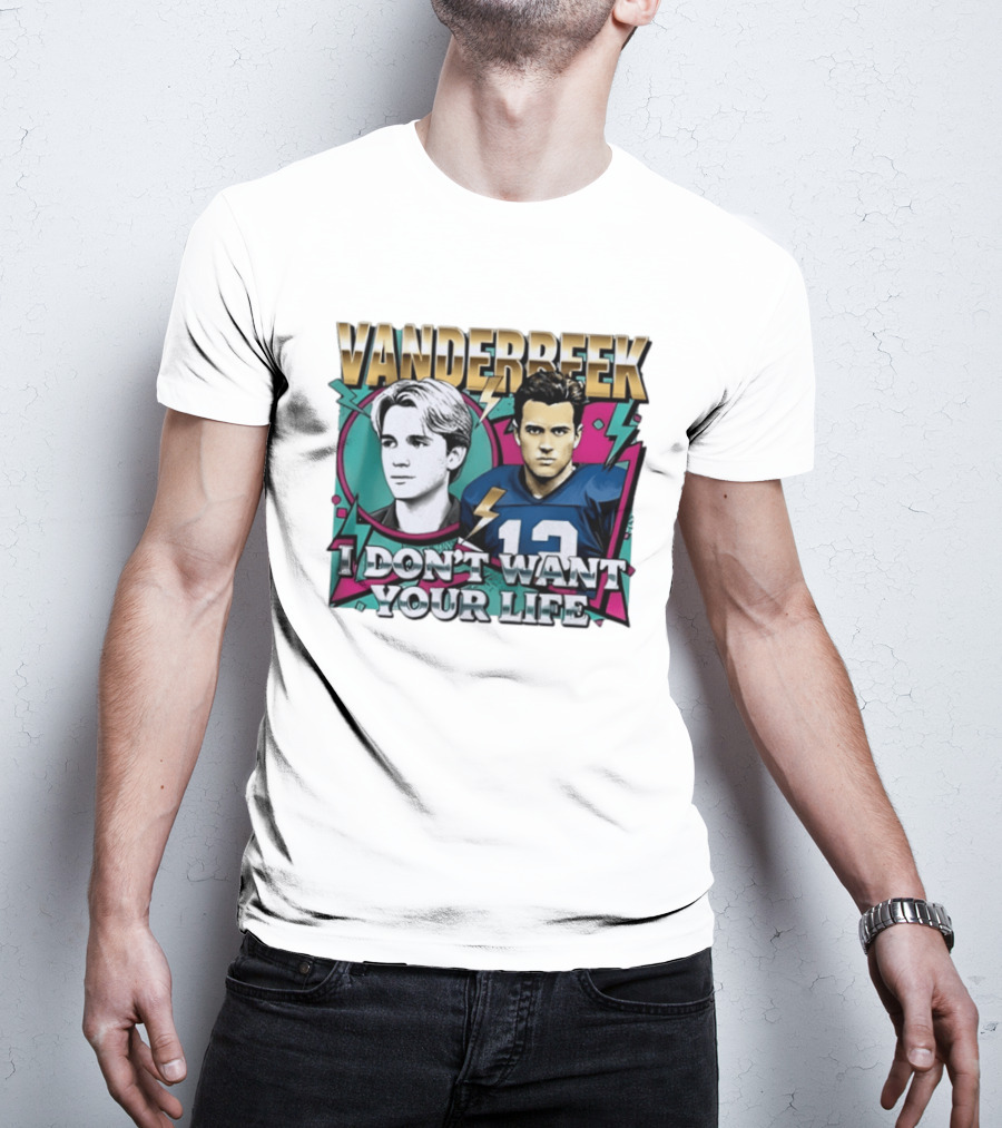 Vanderbeek I Don't Want Your Life 90s Football T-Shirt