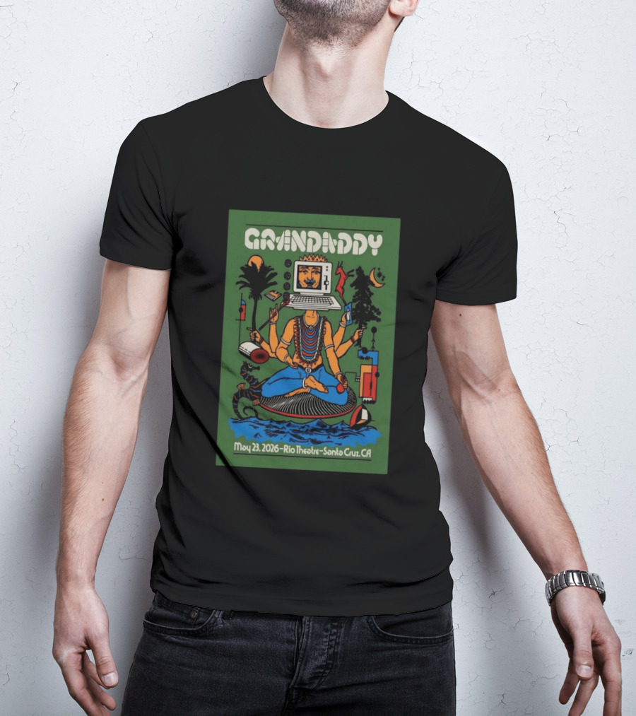 Grandaddy 5 23 2026 Santa Cruz CA T-Shirt