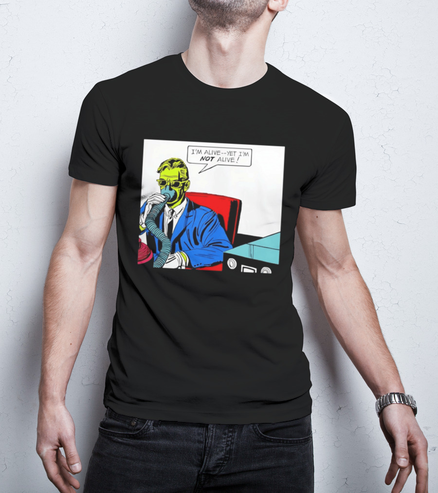 I'm Alive Yet I'm Not Alive Comic Pop Art Retro Bubble T-Shirt