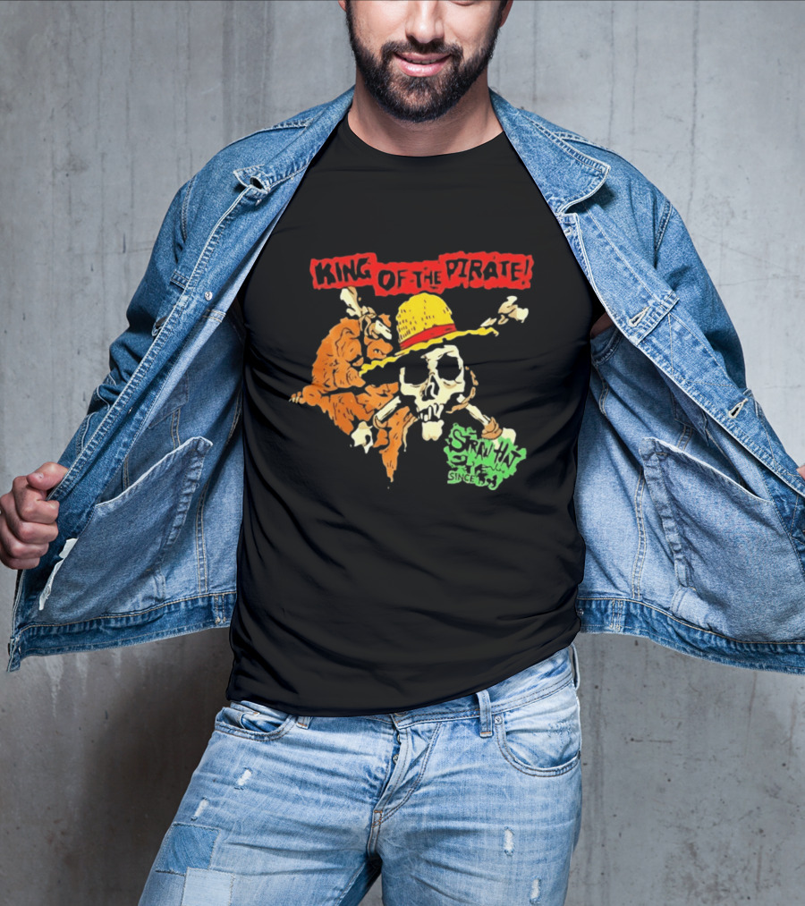 King Of The Pirate Skull And Straw Hat Since 1987 T-Shirt