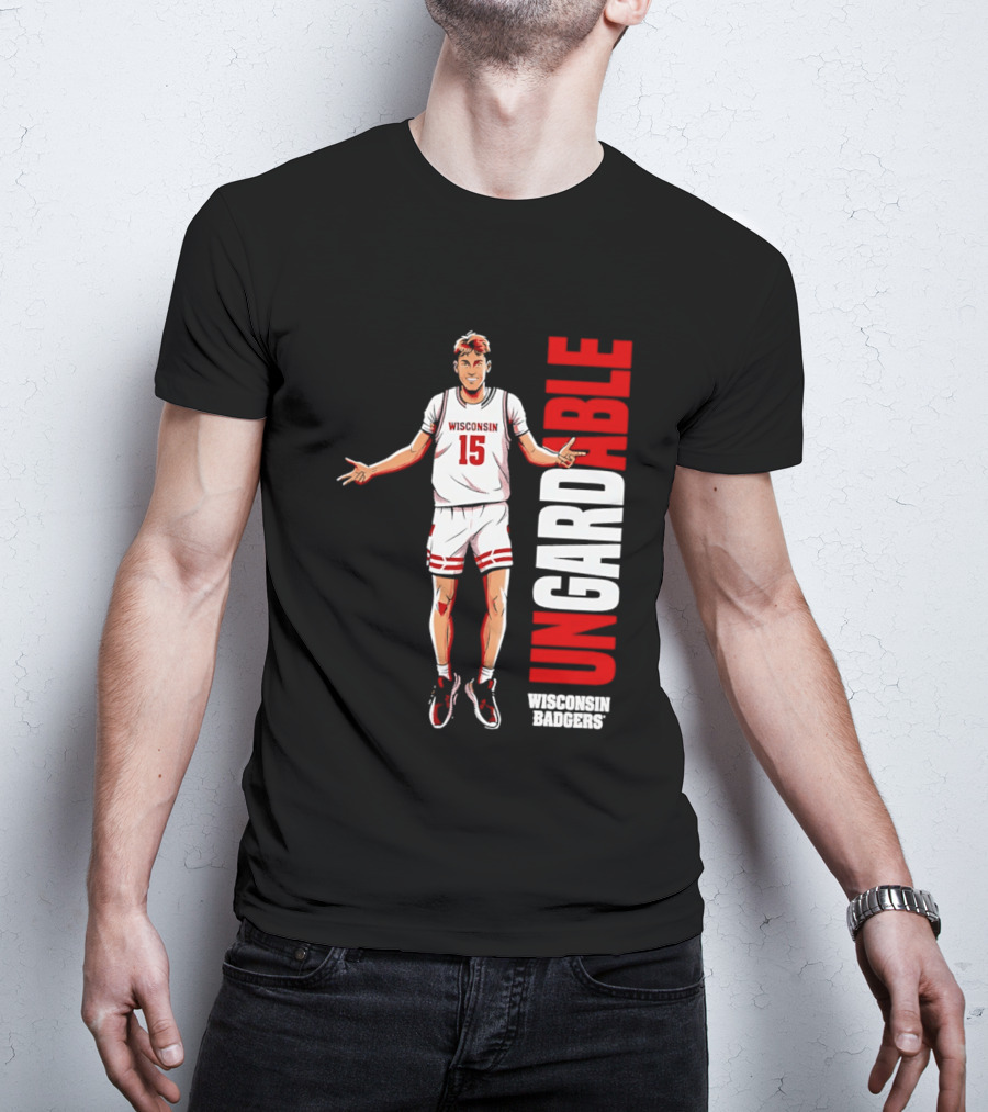 Isaac Gard Wisconsin Badgers Ungardable Basketball Player 15 T-Shirt